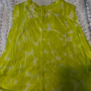 Yellow Lululemon crop top